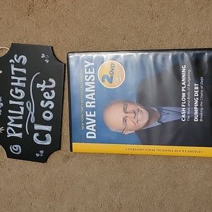 Dave Ramsey 2 DVD Set New Cash Flow Planning Dumping Debt